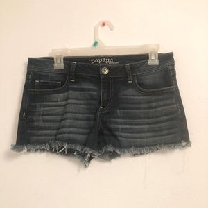 denim shorts